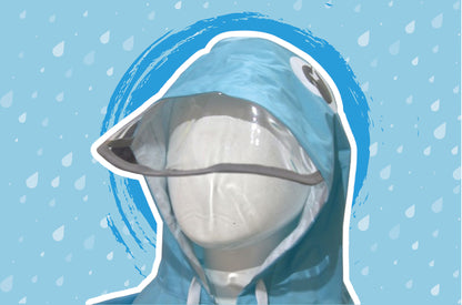 Blue Waterproof Cover Cape for Boys