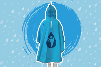 Blue Waterproof Cover Cape for Boys