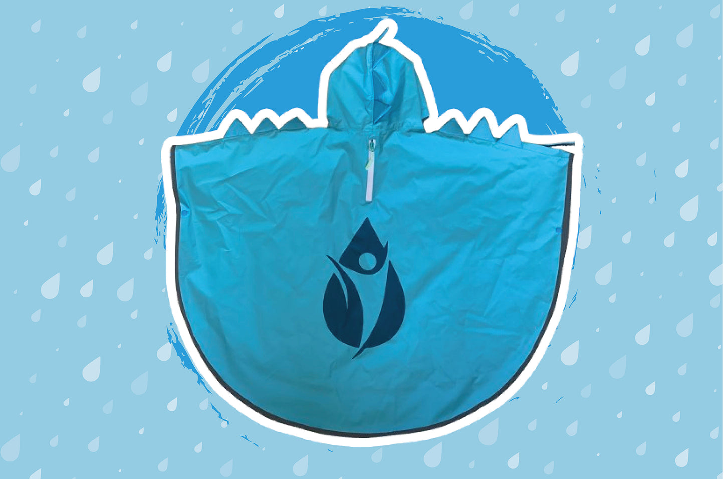 Blue Waterproof Cover Cape for Boys