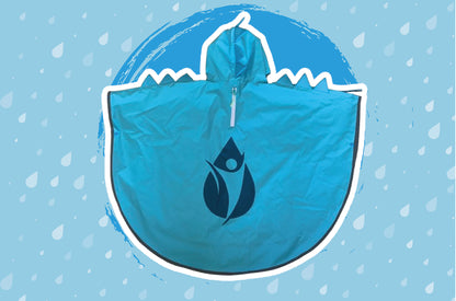 Blue Waterproof Cover Cape for Boys