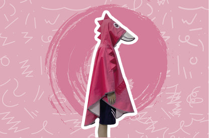 Pink Waterproof Cover Cape for Girls