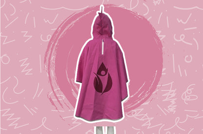 Pink Waterproof Cover Cape for Girls