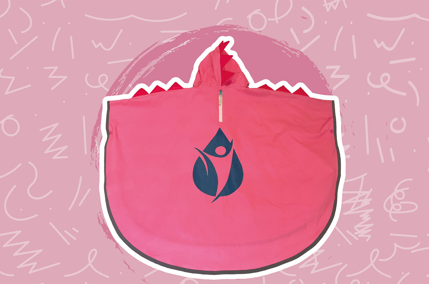 Pink Waterproof Cover Cape for Girls