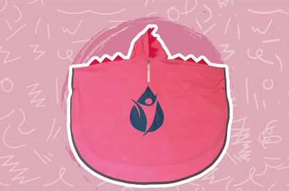 Pink Waterproof Cover Cape for Girls