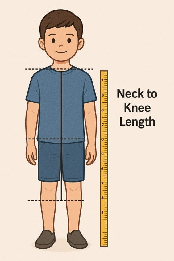 Blue Waterproof Cover Cape for Boys