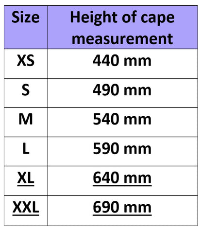 Blue Waterproof Cover Cape for Boys