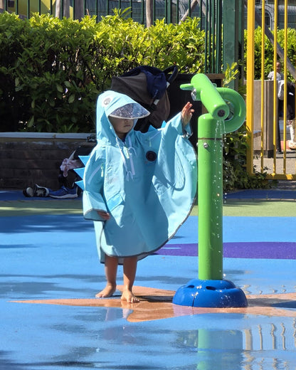 Blue Waterproof Cover Cape for Boys
