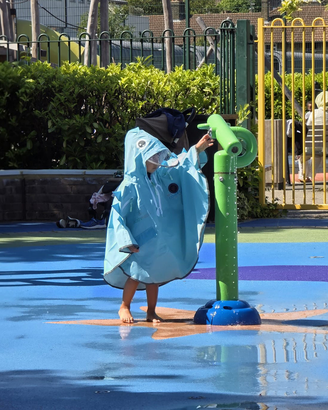 Blue Waterproof Cover Cape for Boys