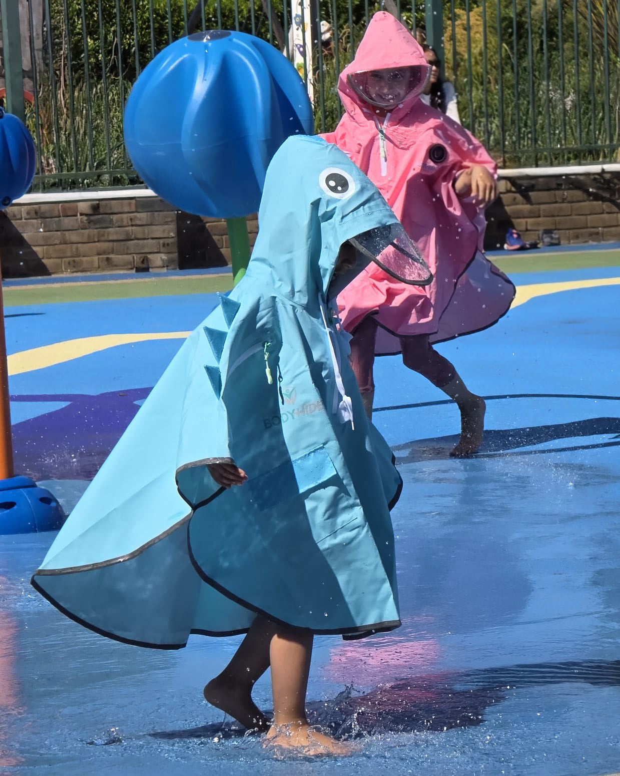 Blue Waterproof Cover Cape for Boys