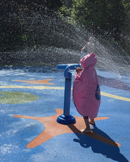 Pink Waterproof Cover Cape for Girls