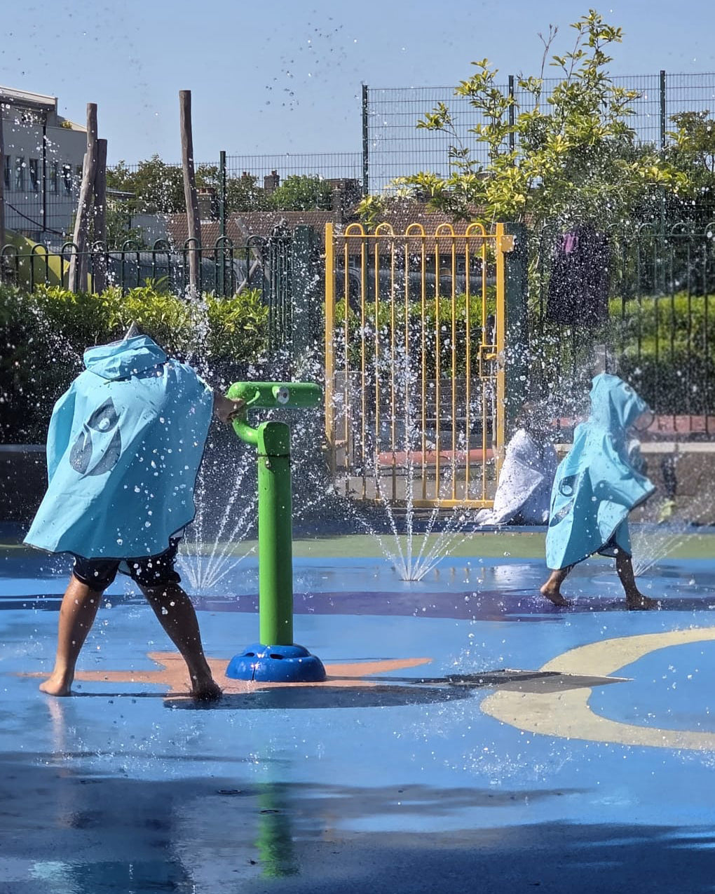 Blue Waterproof Cover Cape for Boys