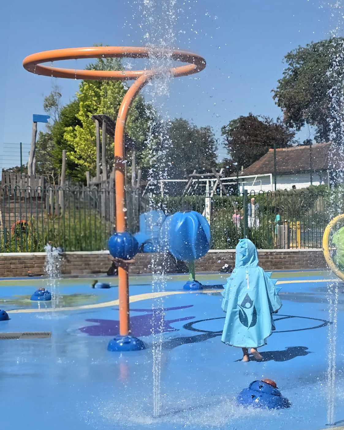 Blue Waterproof Cover Cape for Boys