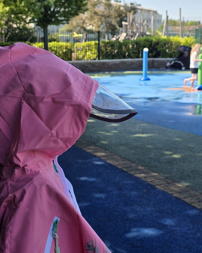 Pink Waterproof Cover Cape for Girls